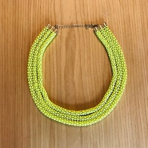 Chartreuse Round Chain Necklace